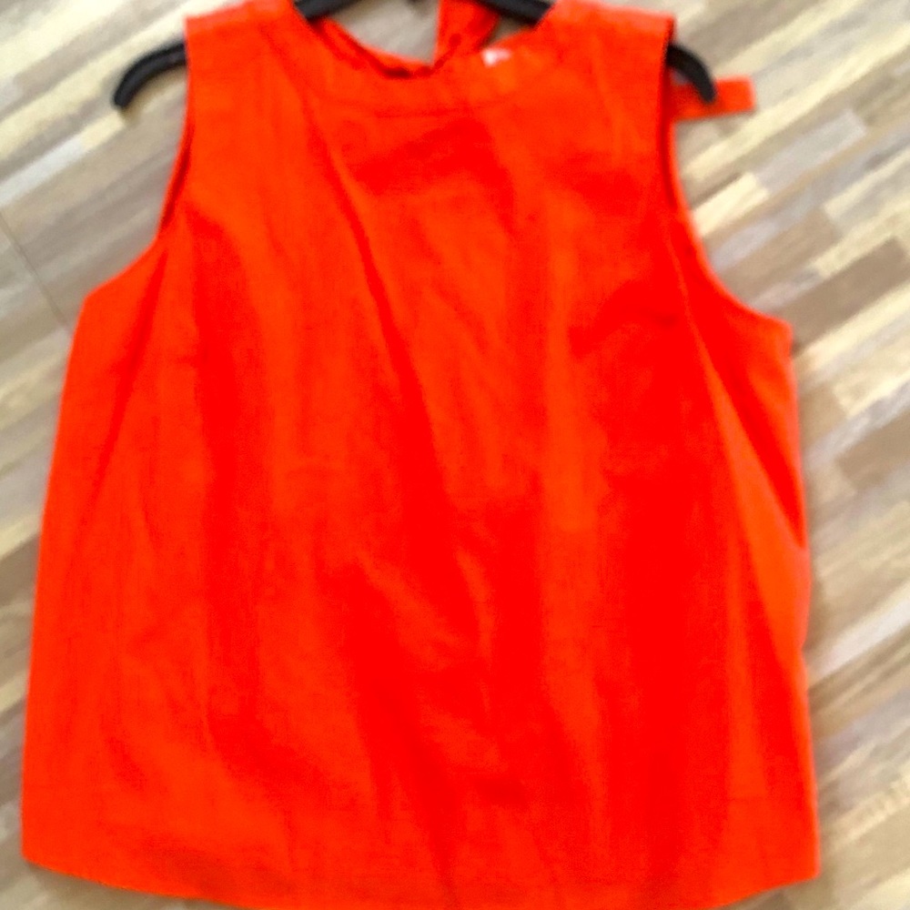 Orange blouse